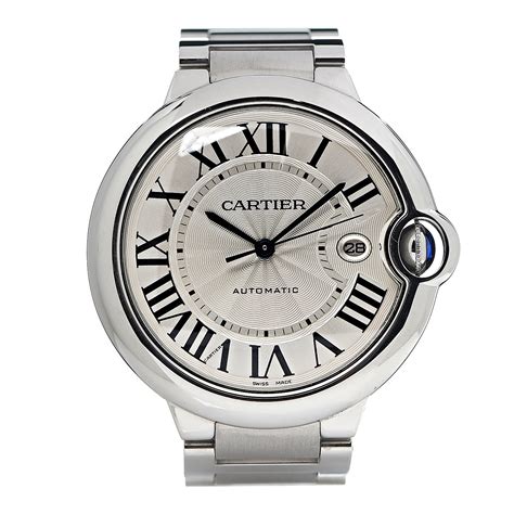 cartier stainless steel back|cartier stainless steel watch price.